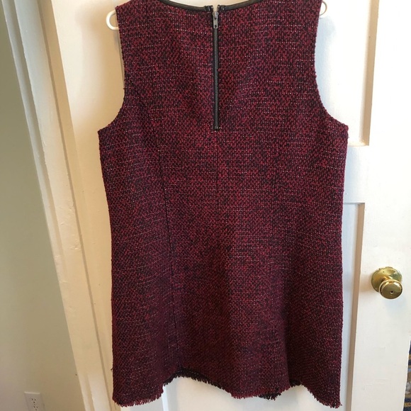 Just Fab Xxl burgundy and Black Sleeveless Sheath dress with pockets-new - Picture 6 of 12